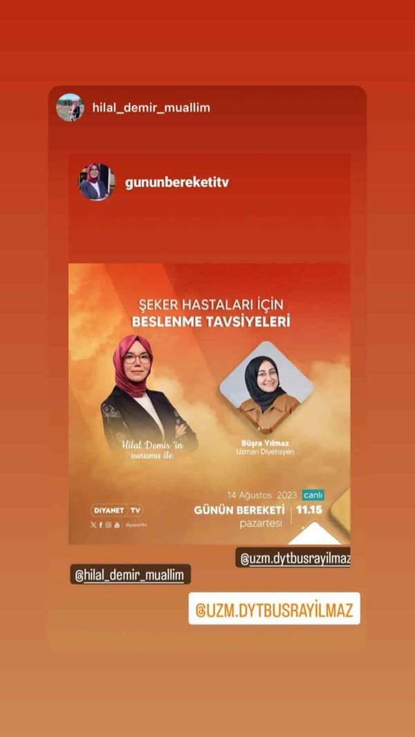 Uzman Diyetisyen Büşra Yılmaz - 11. Fotoğraf Uzman Diyetisyen Büşra Yılmaz - 11. Fotoğraf