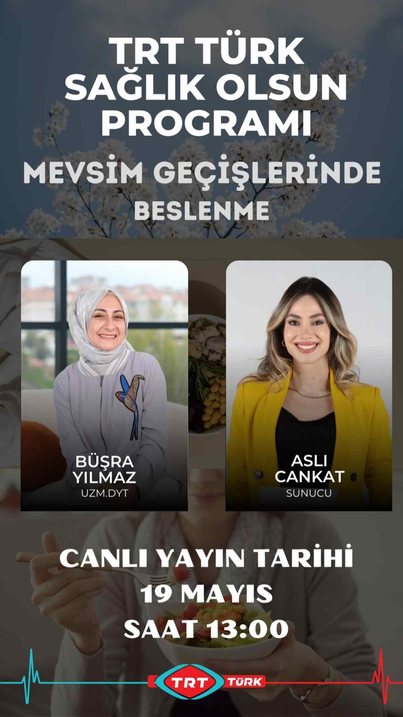 Uzman Diyetisyen Büşra Yılmaz