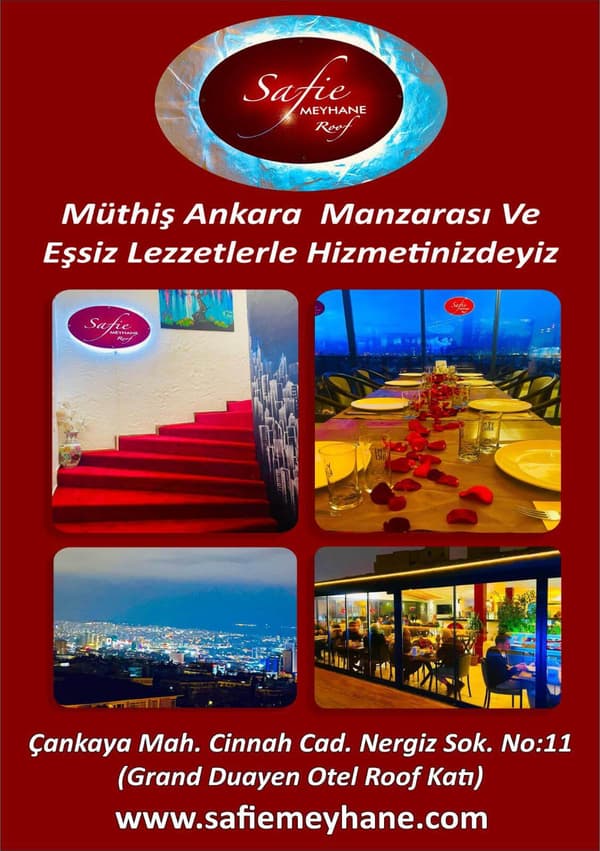 Safie Meyhane Roof Çankaya - 13. Fotoğraf
